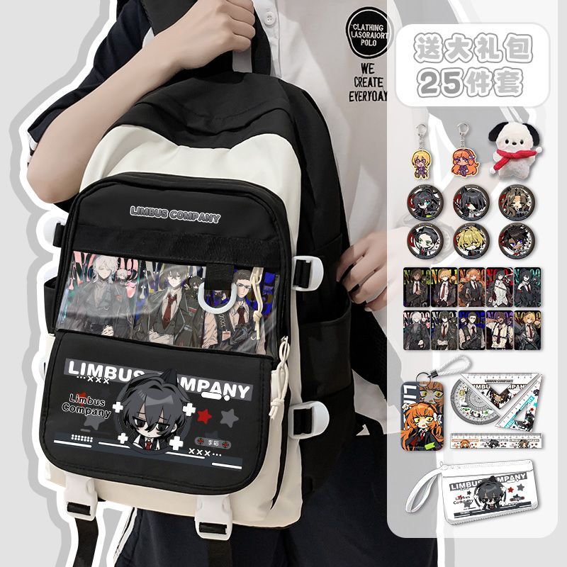 Travel Accessories Girls - Limbus Company Anime Arrival 패션 대용량