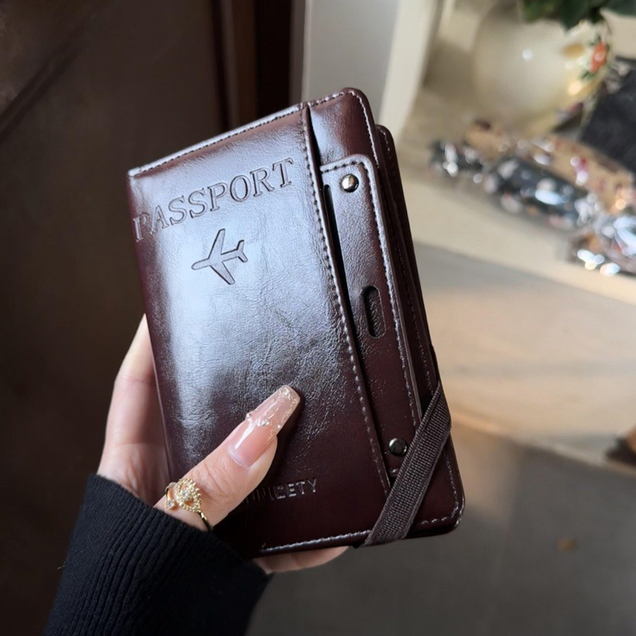 Travel Accessories Plane - 여권 케이스 겸 지갑, 도난 방지,