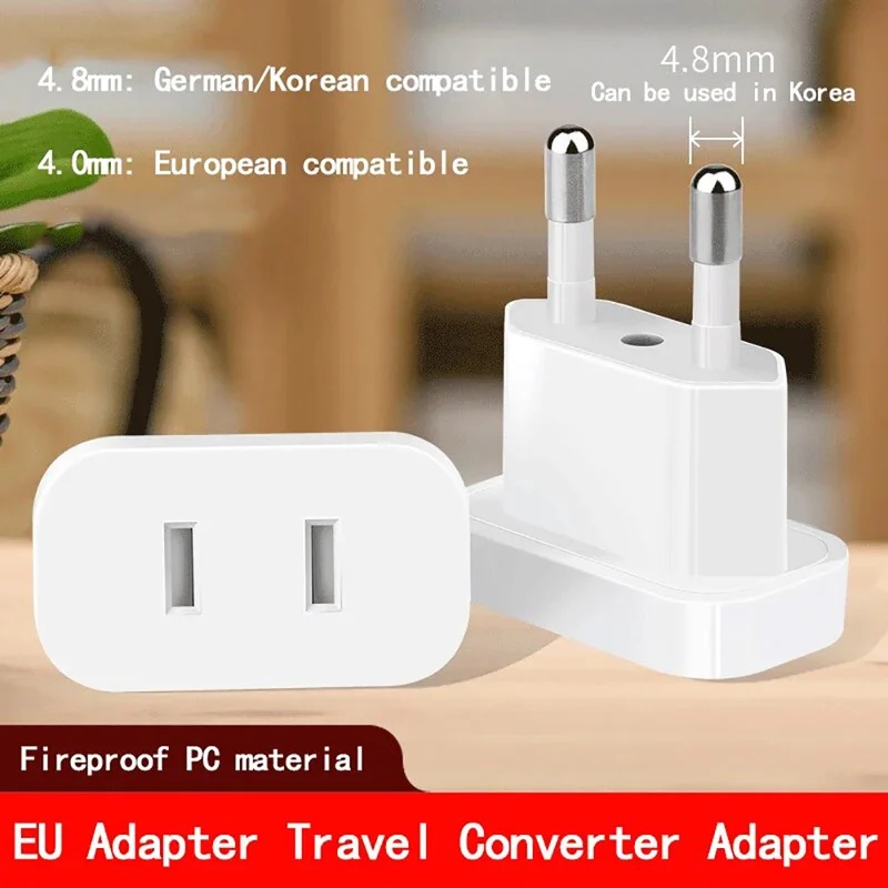 Travel Accessories Europe - 1개 4.8/4.0mm 전원 플러그 어댑터 미국에서
