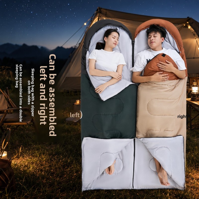 Travel Accessories Hong Kong - 성인용, 야외용, 휴대 가능한 분리형 침낭,
