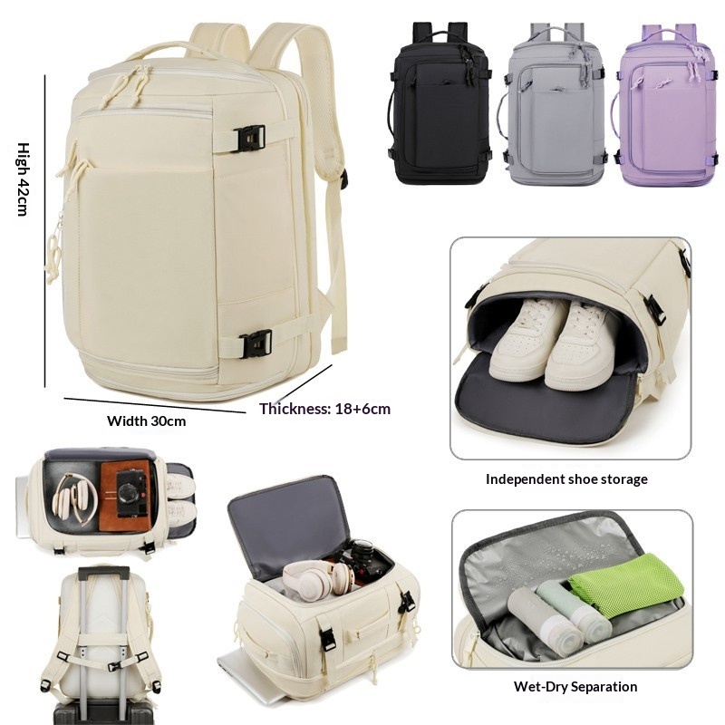 Travel Accessories B&M - 여행용 백팩 대용량 다기능 컴퓨터 가방