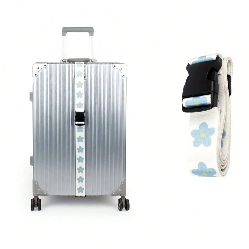 Travel Accessories Designer - 여행용 수하물 플라스틱 버클 스트랩, 꽃무늬