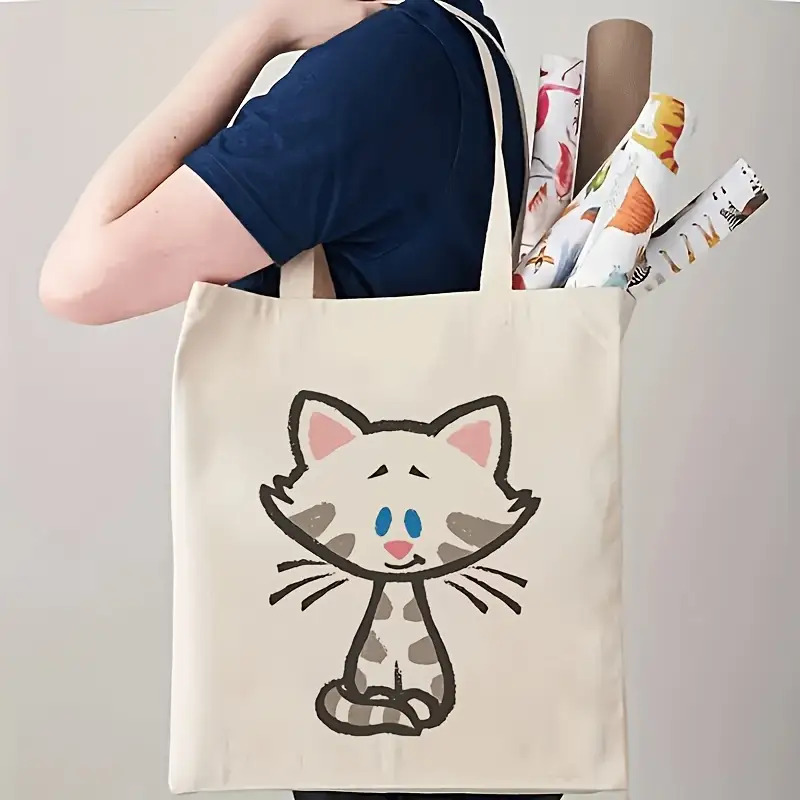 Travel Accessories Designer - 귀여운 고양이 패턴이 있는 1피스 단면