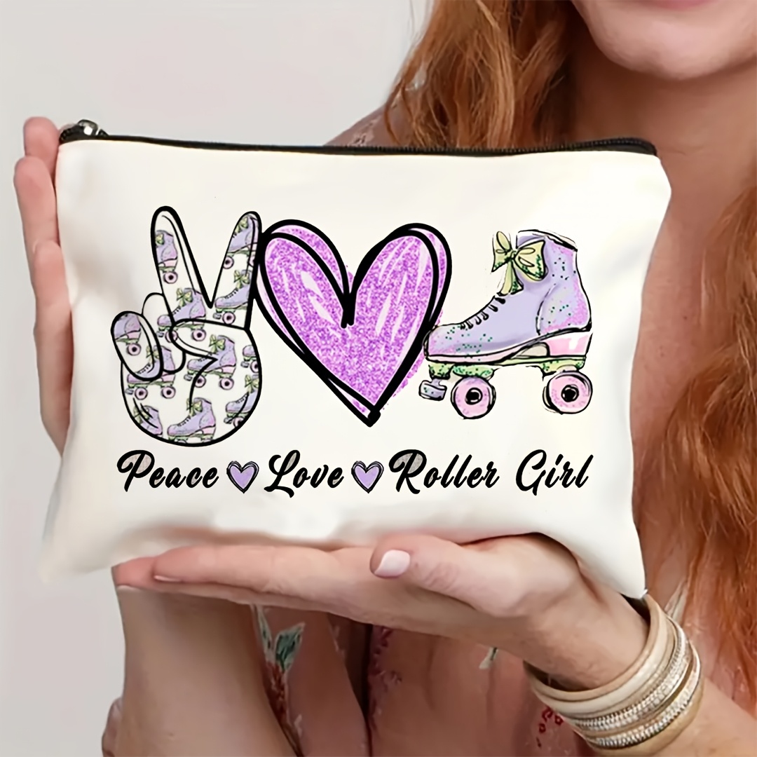 Travel Accessories Girls - 1Pc 평화, 사랑 및 롤러 스케이트
