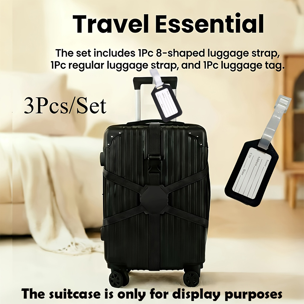 Travel Accessories Designer - 3종 세트(수하물 스트랩 2개 및 수하물