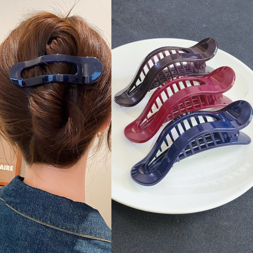 Travel Accessories Aesthetic - 대형 플랫 덕빌 헤어 클립, 강력한