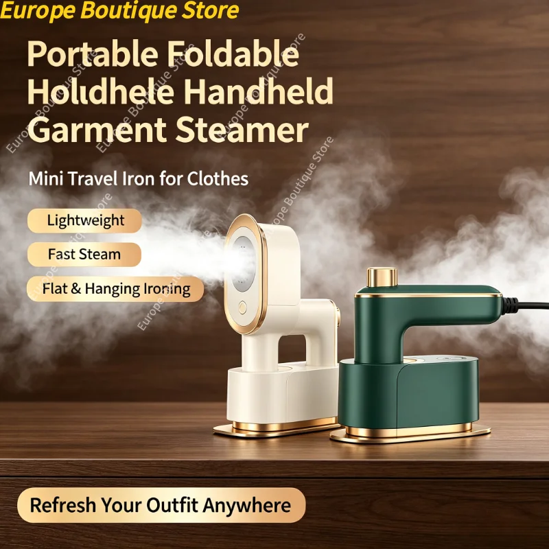 Portable Steamer Clothes - 접이식 미니 휴대용 핸디형 옷 다리미,
