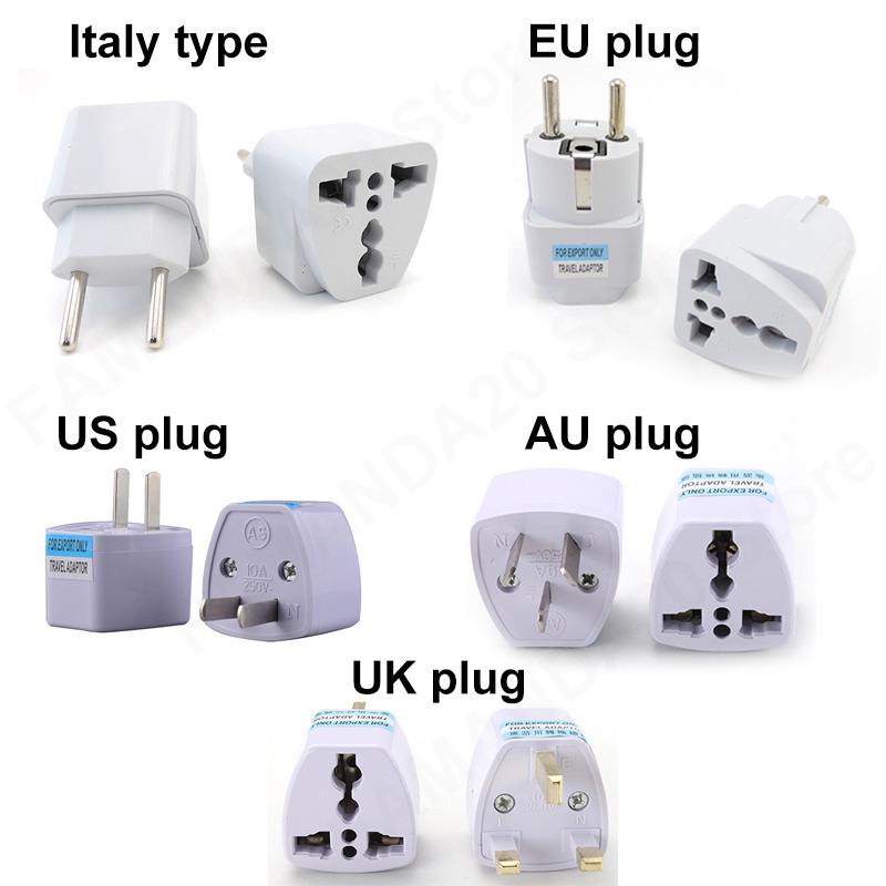 Travel Accessories Europe - 미국/영국/호주/독일/이탈리아 범용 플러그 어댑터, 미국에서 유럽으로