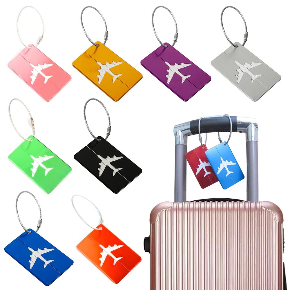 Travel Accessories B&M - 알루미늄 여행 수하물 태그, 재사용 가능한