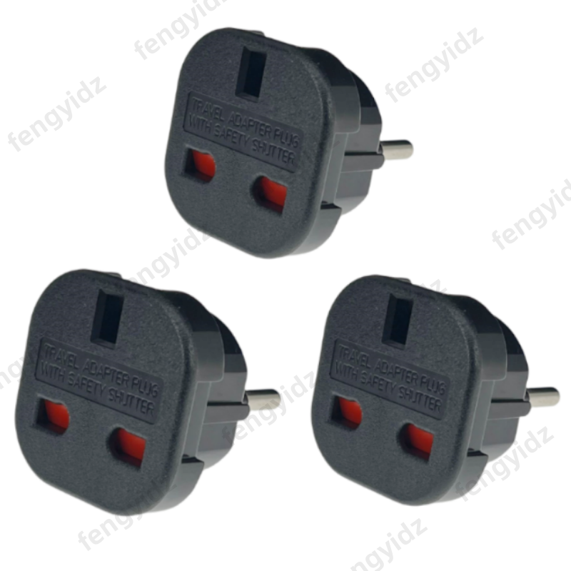 Travel Accessories Europe - 3PCS 영국에서 EU 플러그 어댑터 유로