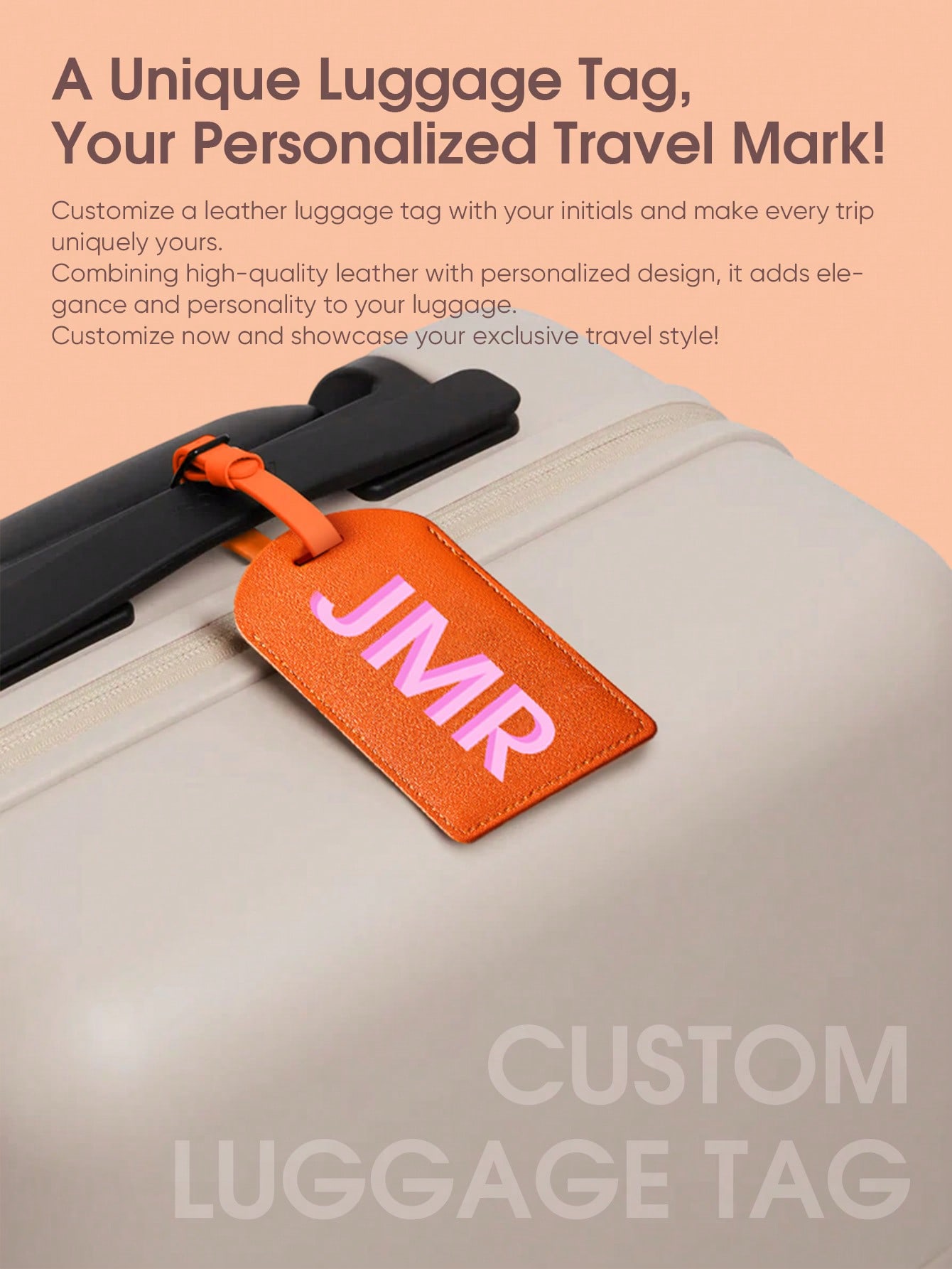 개인 맞춤 이니셜 러기지 태그, PU 가죽 여행 가방  - Travel Accessories Gadget 리뷰 및 가격