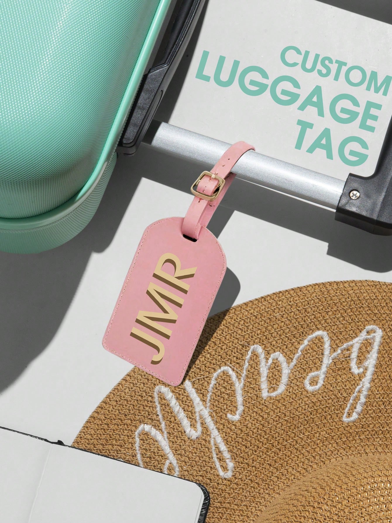 개인 맞춤 이니셜 러기지 태그, PU 가죽 여행 가방  - Travel Accessories Gadget 리뷰 및 가격