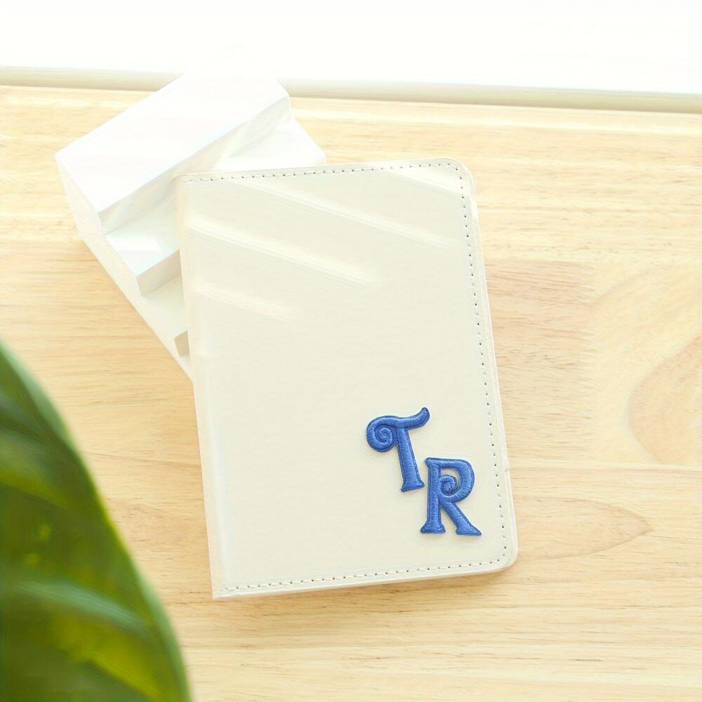 맞춤 자수 이니셜 여권 커버 부드러운 PU 가죽 여행용 - Travel Accessories Hong Kong 리뷰 및 가격