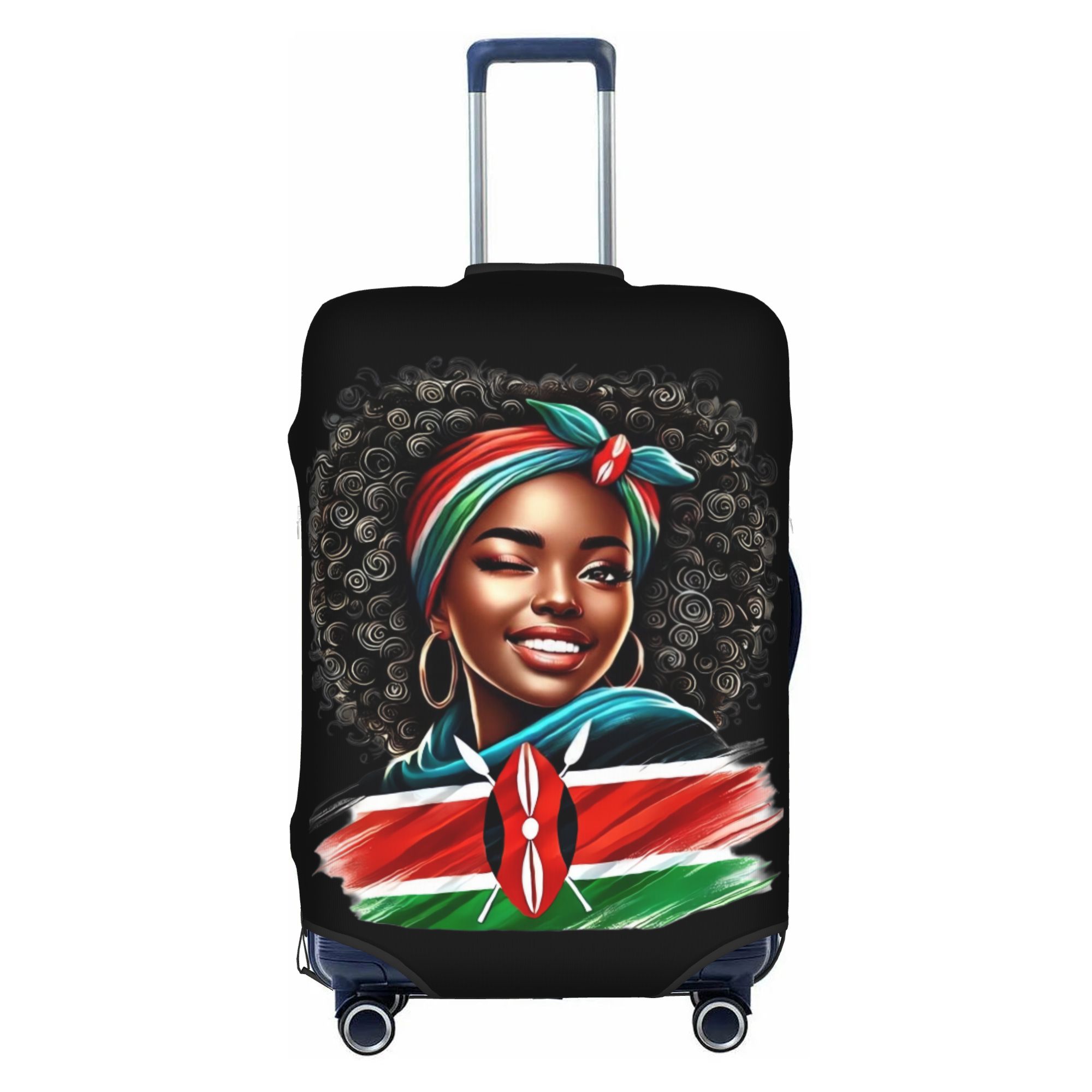 케냐 국기 아프리카계 미국인 수하물 커버 보호대 패션  - Travel Accessories Kenya 리뷰 및 가격