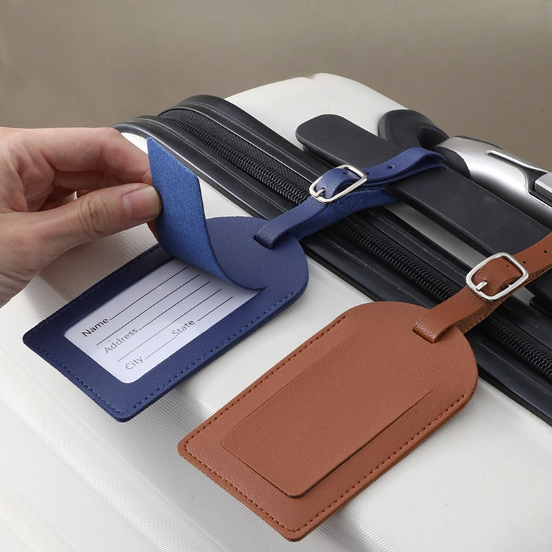 여성 남성 수하물 태그 PU 가죽 여행용품 여행 가방  - Travel Accessories Plane 리뷰 및 가격