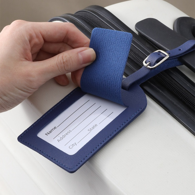 여성 남성 수하물 태그 PU 가죽 여행용품 여행 가방  - Travel Accessories Plane 리뷰 및 가격