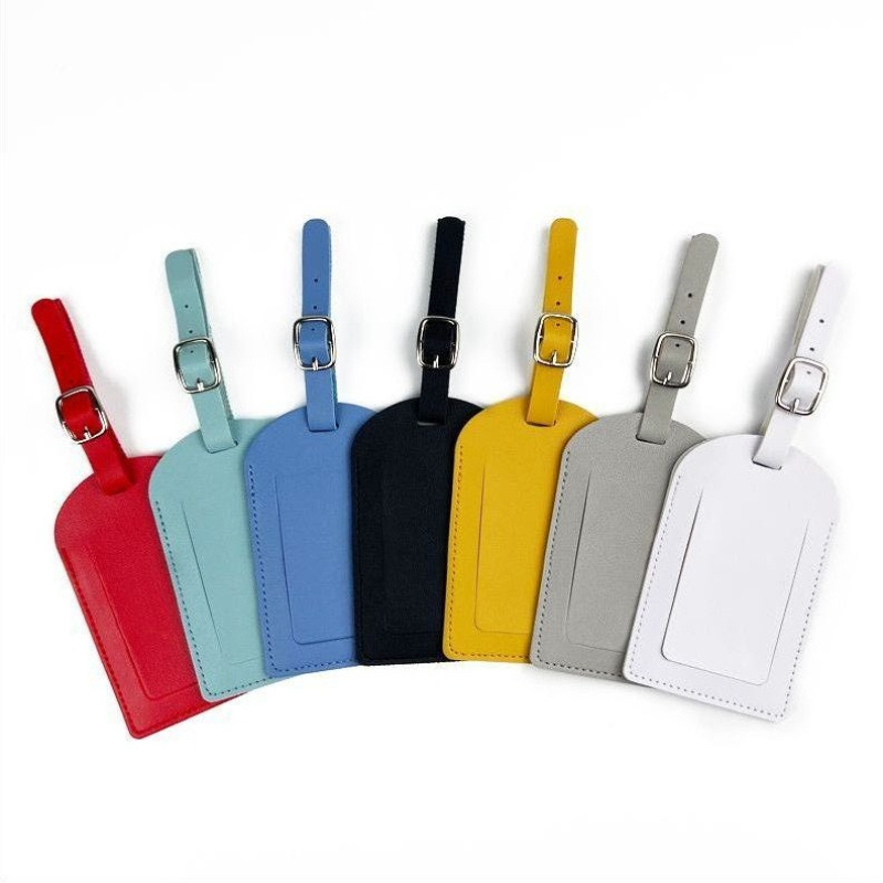 여성 남성 수하물 태그 PU 가죽 여행용품 여행 가방  - Travel Accessories Plane 리뷰 및 가격