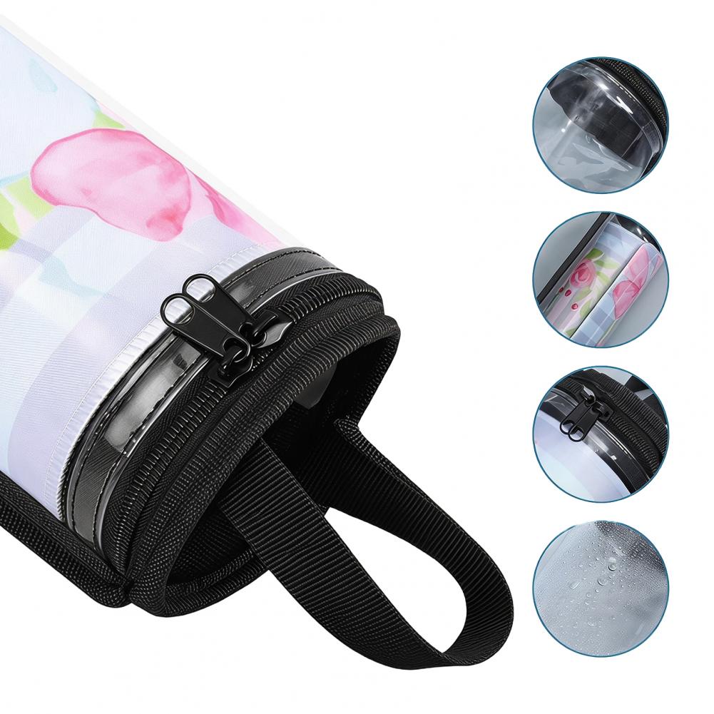 마작 카드 보관용 투명 튜브형 PVC 케이스, 지퍼와  - Travel Accessories Youtube 리뷰 및 가격