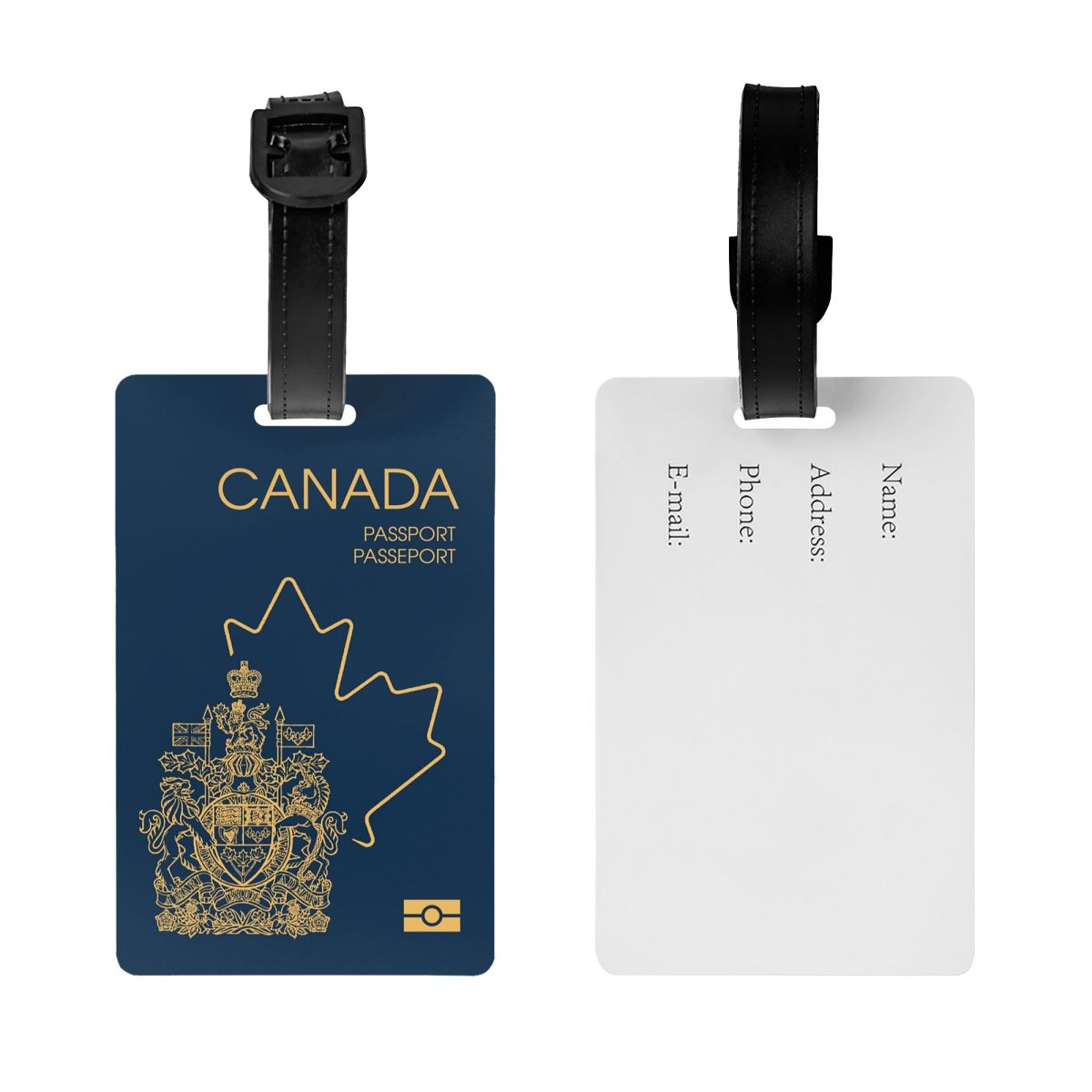 캐나다 여권 수하물 태그 맞춤형 수하물 태그 개인 정보 - Travel Accessories Canada 리뷰 및 가격