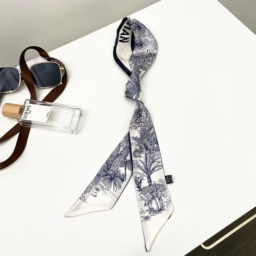 확장형 리본 스카프, 실크 헤어 반다나 및 가방 액세서 - Travel Accessories For Women 리뷰 및 가격