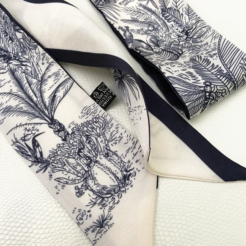 확장형 리본 스카프, 실크 헤어 반다나 및 가방 액세서 - Travel Accessories For Women 리뷰 및 가격