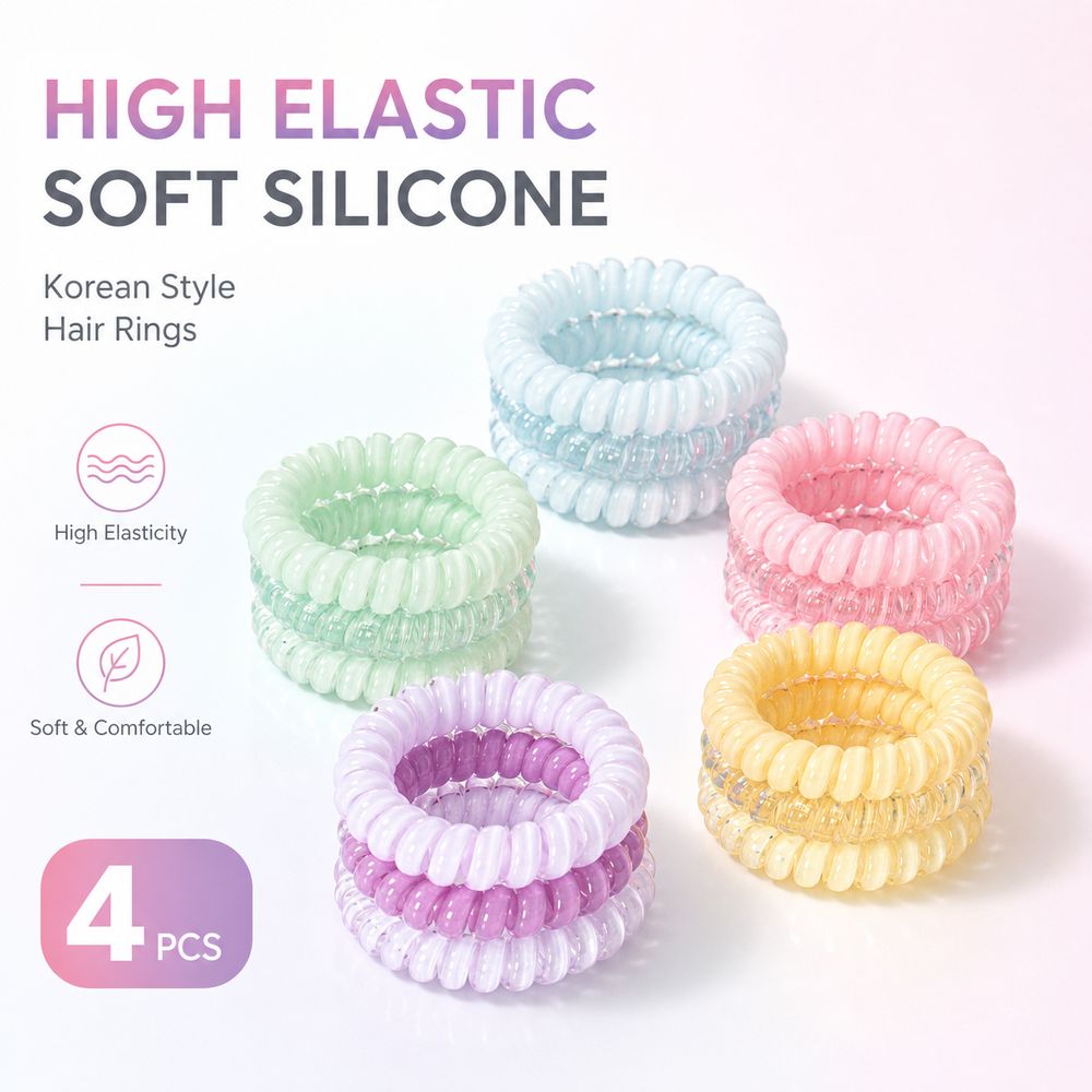 새로운 그라디언트 컬러 전화선 헤어 링 가볍고 휴대 가 - Travel Accessories Girls 리뷰 및 가격