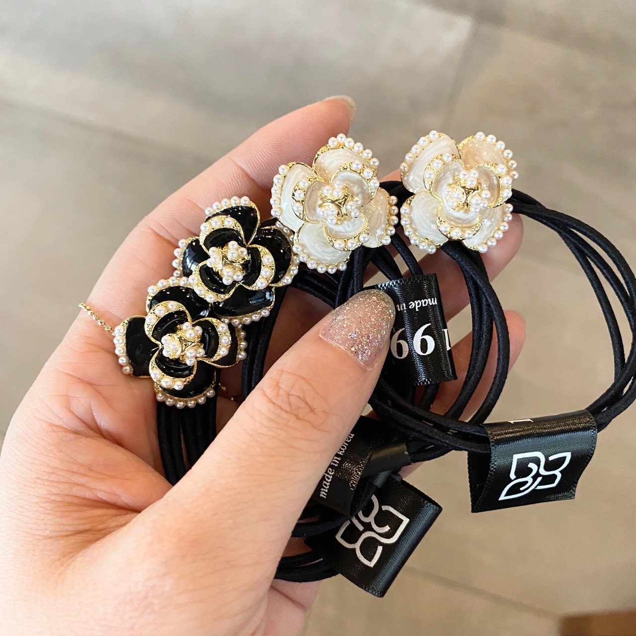 미니 금속 꽃 탄성 헤어 밴드, 하이 퀄리티 합금 진주 - Travel Accessories Hong Kong 리뷰 및 가격