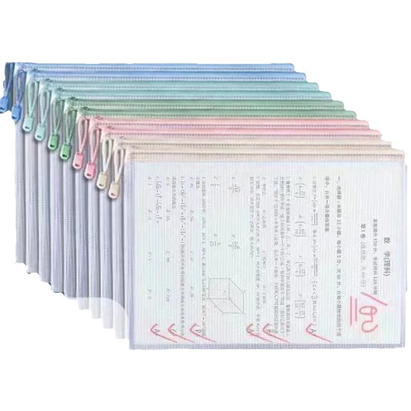 Morandi 그리드 파일 가방 두꺼운 A4 투명 지퍼 - Document Organizer Folder 리뷰 및 가격