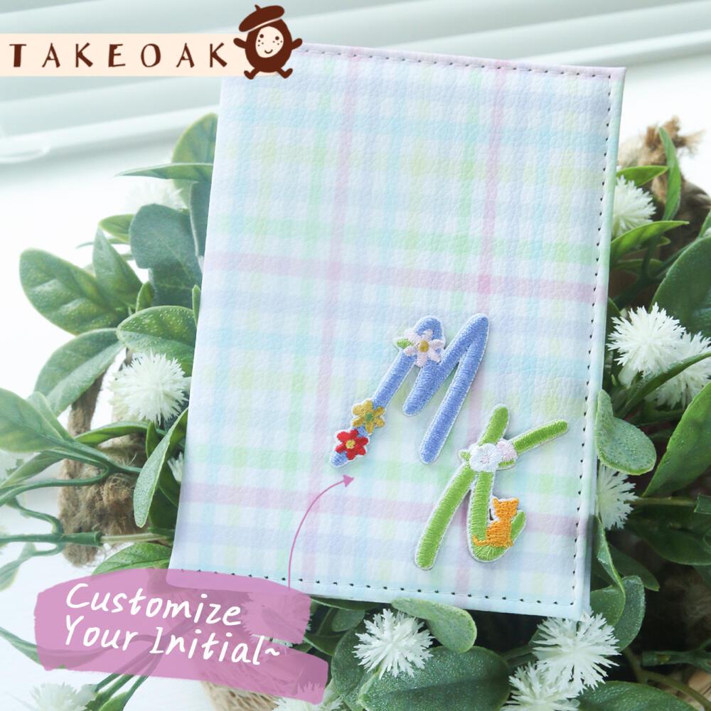 맞춤형 꽃 자수 이니셜 여권 커버 여행용 여권 홀더 여 - Travel Accessories Hong Kong 리뷰 및 가격