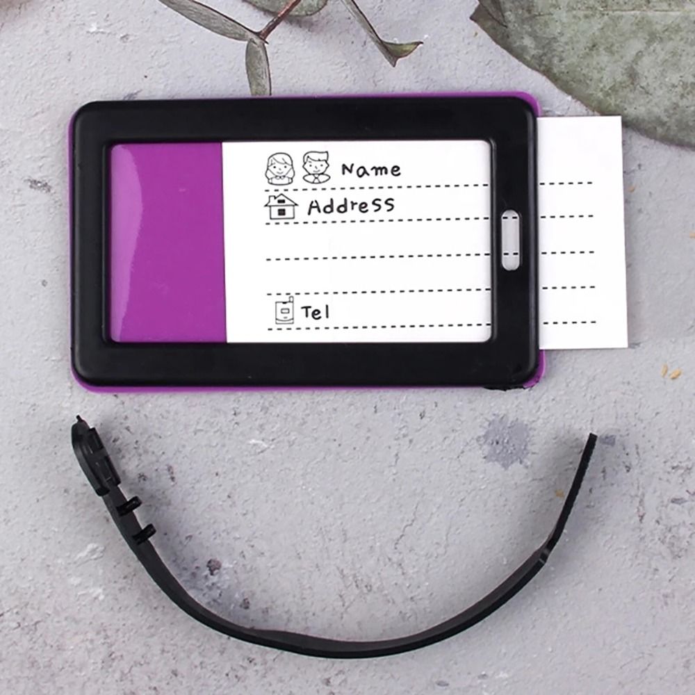 실리콘 접착제 가방 ID 주소 홀더 수하물 탑승 태그  - Travel Accessories Plane 리뷰 및 가격