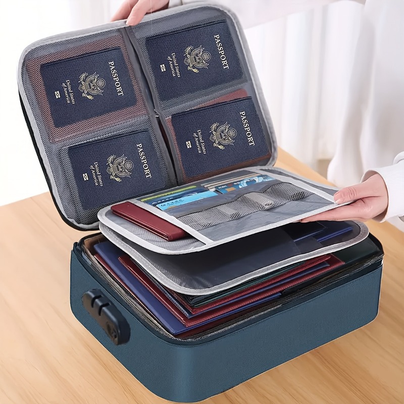 잠금 가능한 파일 보관 가방, 노트북 문서용 콤보 잠금 - Document Organizer Folder 리뷰 및 가격
