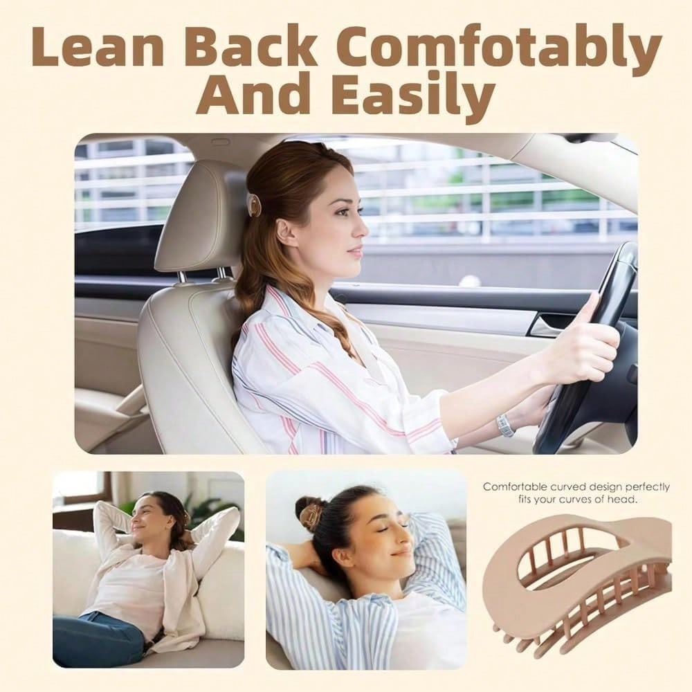 여성용 심플한 플랫 악어 가죽 헤어 클립, 일상용 번  - Travel Accessories Gifts For Women 리뷰 및 가격