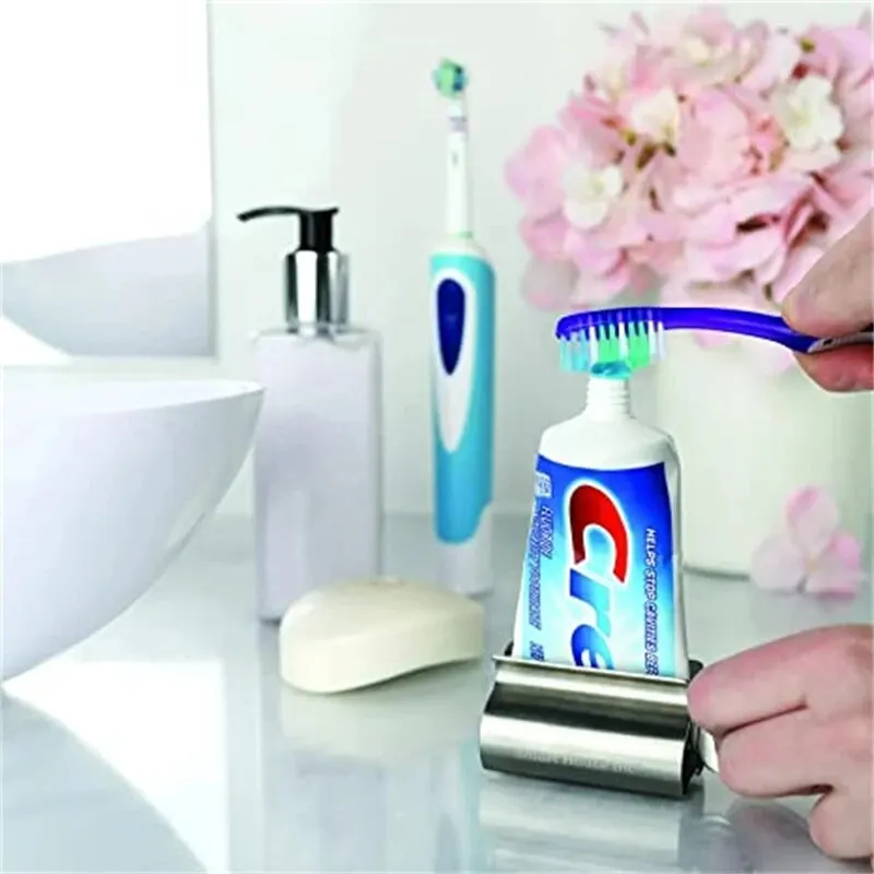 1pc 스테인레스 스틸 치약 압착기 튜브 롤러 다목적  - Travel Accessories Youtube 리뷰 및 가격