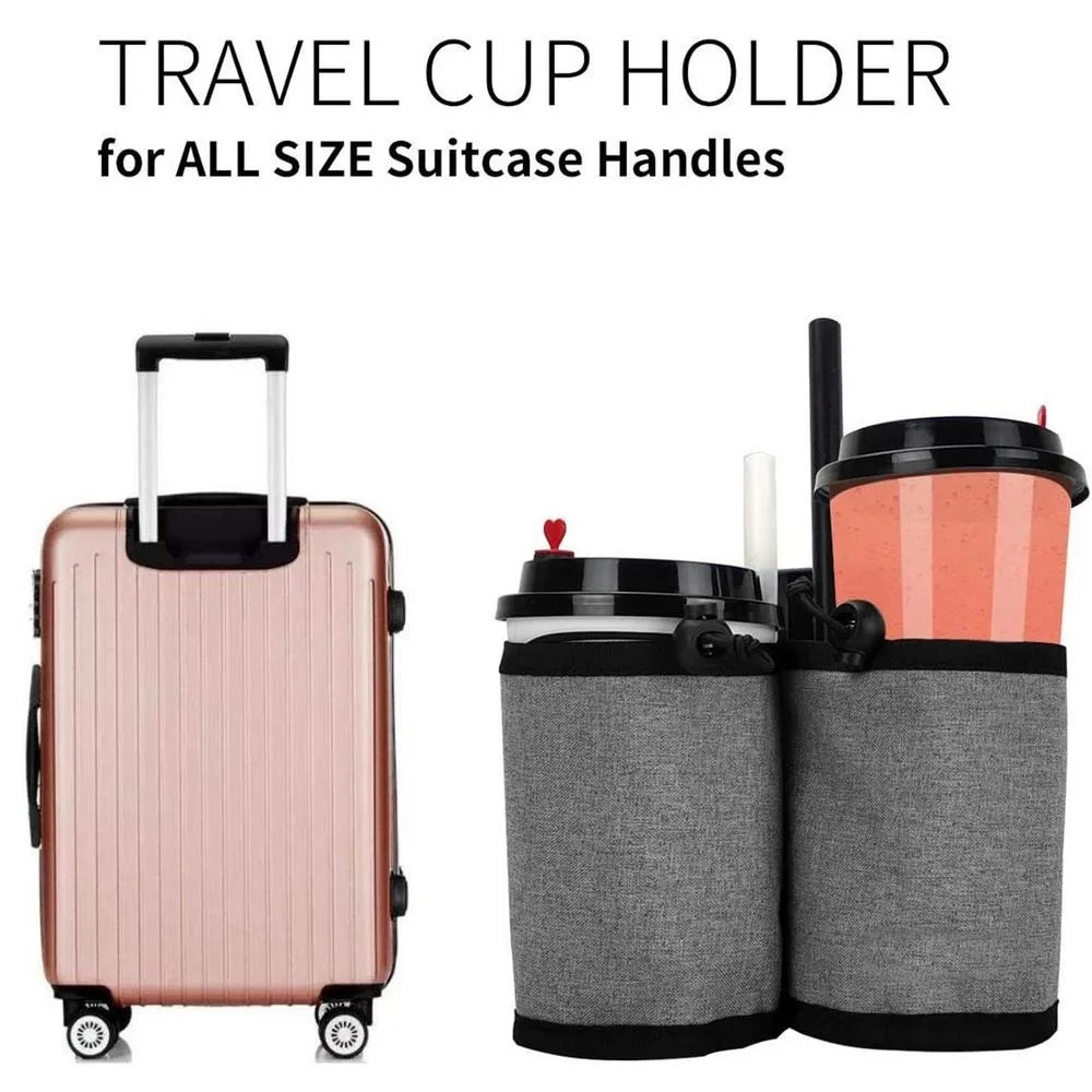 새로운 러기지 핸들 물병 홀더 가방, 듀얼 컵 보관 파 - Travel Accessories B&M 리뷰 및 가격