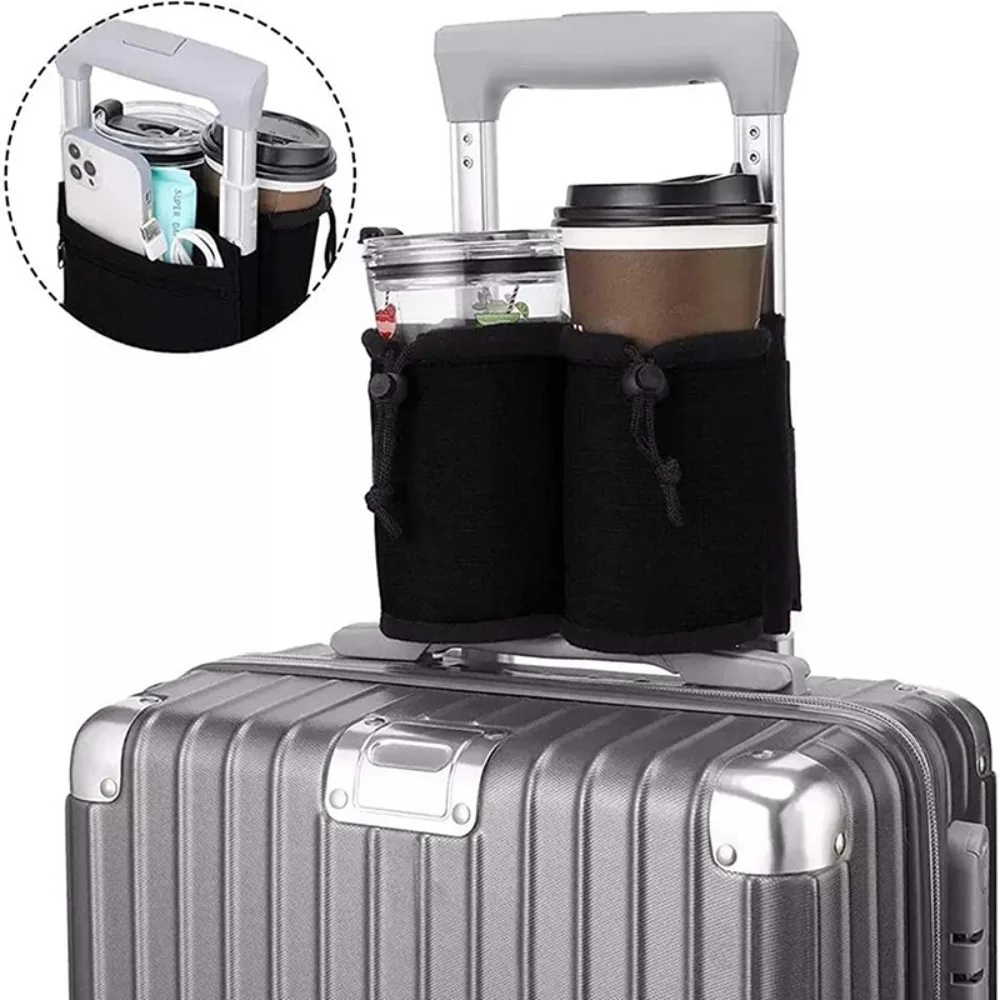 새로운 러기지 핸들 물병 홀더 가방, 듀얼 컵 보관 파 - Travel Accessories B&M 리뷰 및 가격