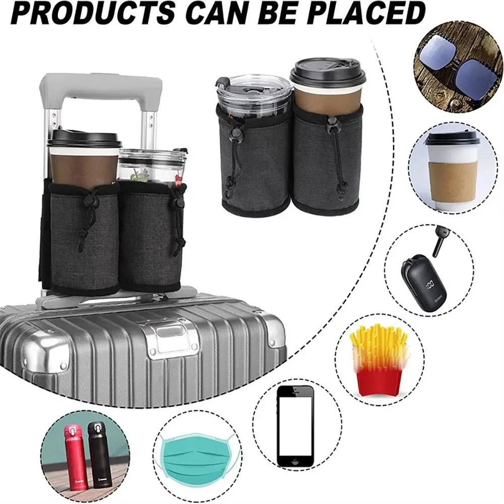 새로운 러기지 핸들 물병 홀더 가방, 듀얼 컵 보관 파 - Travel Accessories B&M 리뷰 및 가격
