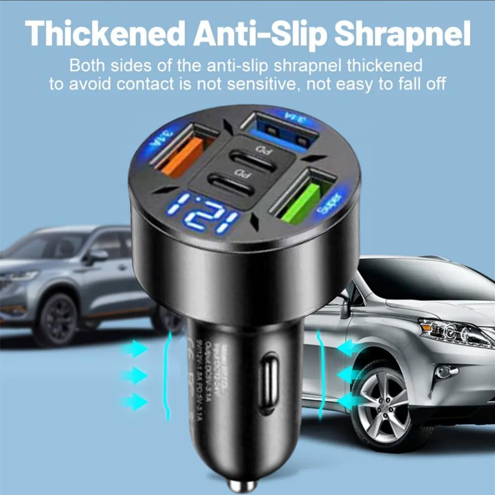 아이폰, 삼성, 화웨이용 5포트 차량용 충전기, 고속  - Travel Plug Type C 리뷰 및 가격