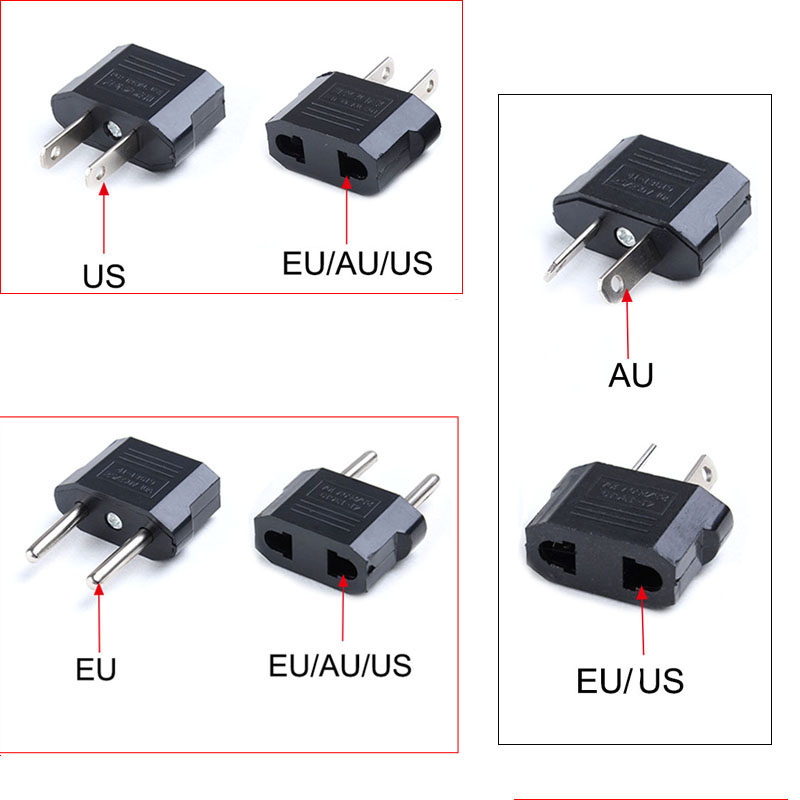 미국-유럽-영국-호주 유로 유럽 플러그 변환기 2핀 A - Travel Accessories Europe 리뷰 및 가격