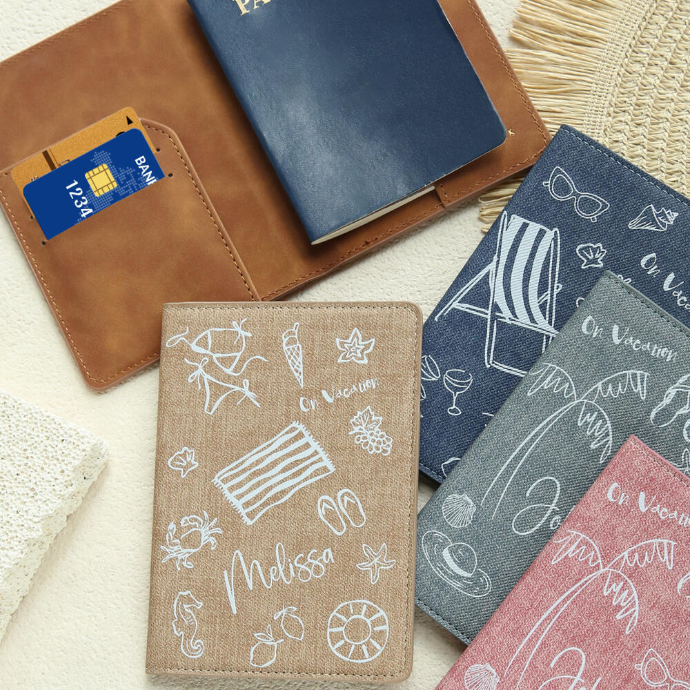 맞춤 이름 여름 휴가 테마 여권 커버, 개인 맞춤 여행 - Travel Accessories Hong Kong 리뷰 및 가격