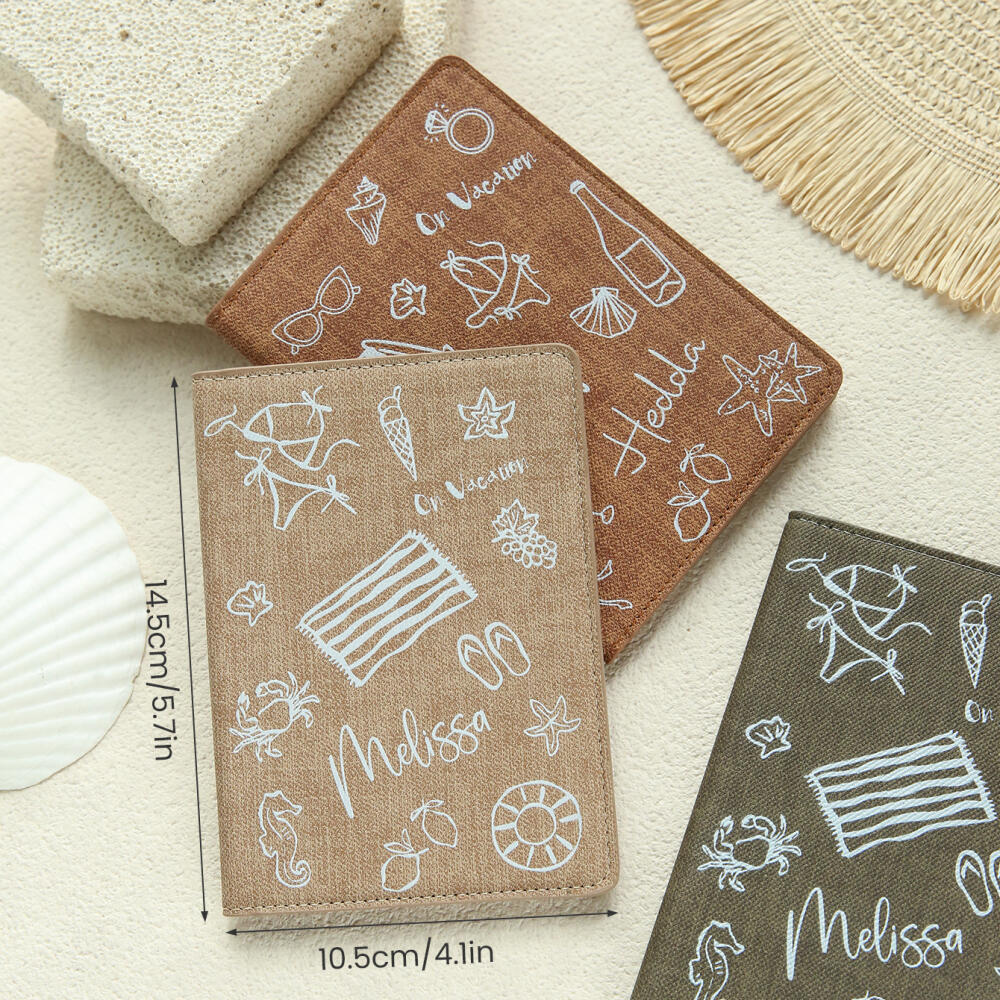 맞춤 이름 여름 휴가 테마 여권 커버, 개인 맞춤 여행 - Travel Accessories Hong Kong 리뷰 및 가격