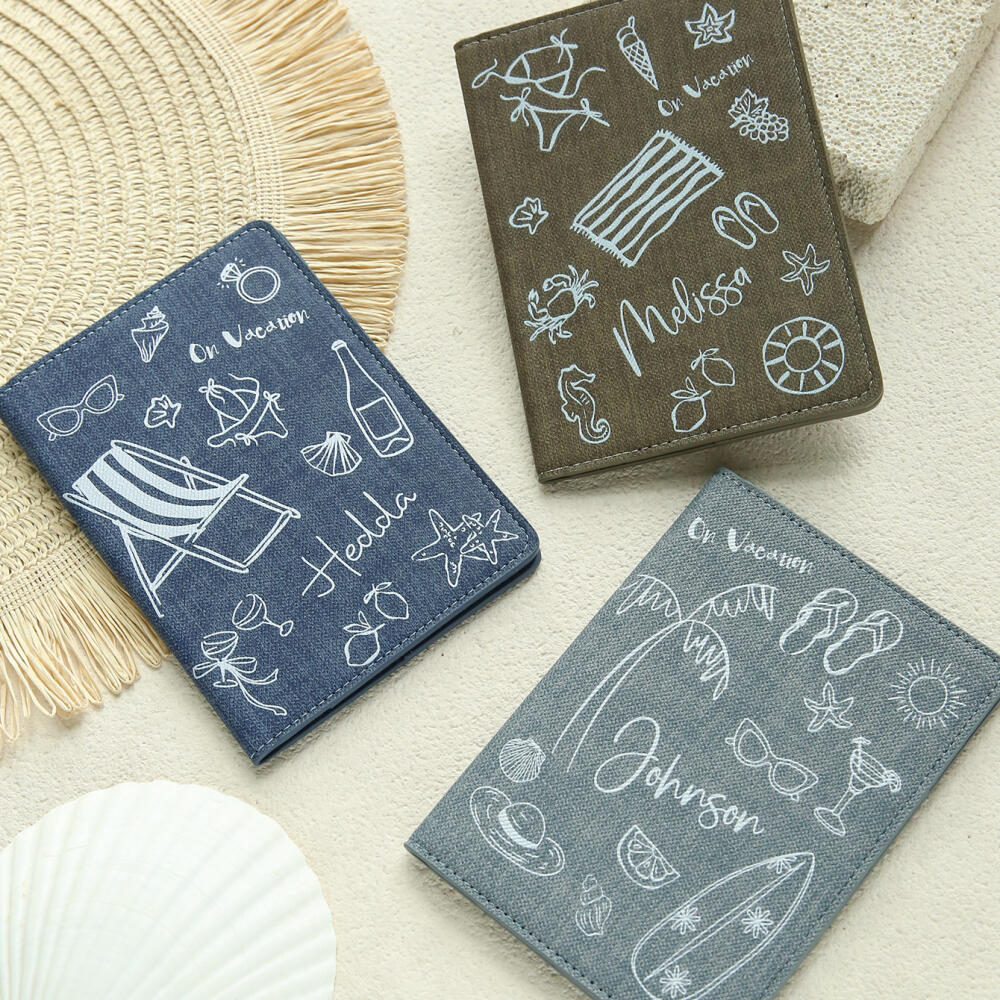 맞춤 이름 여름 휴가 테마 여권 커버, 개인 맞춤 여행 - Travel Accessories Hong Kong 리뷰 및 가격