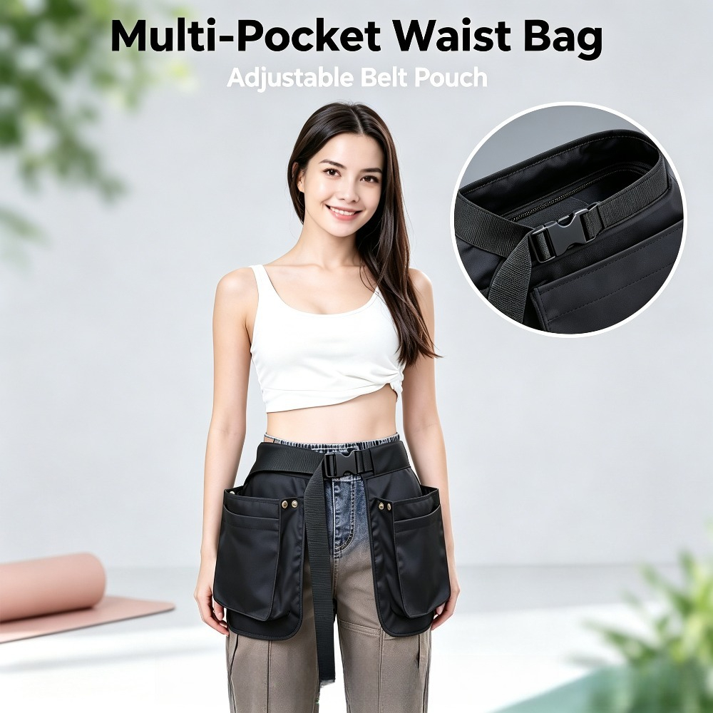 야외 다기능 허리 가방 멀티 포켓 지퍼 벨트 팩 통기성 - Travel Accessories Hip Belt 리뷰 및 가격