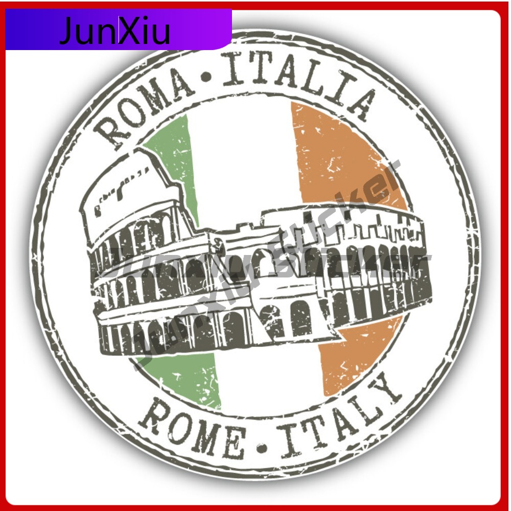 로마 이탈리아 그런지 여행 깃발 스탬프 자동차 데칼 범 - Travel Accessories Rome 리뷰 및 가격
