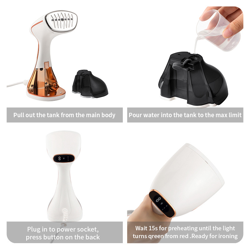 1800W 휴대용 스팀 행잉 다리미 터치스크린 컨트롤  - Portable Steamer Clothes 리뷰 및 가격