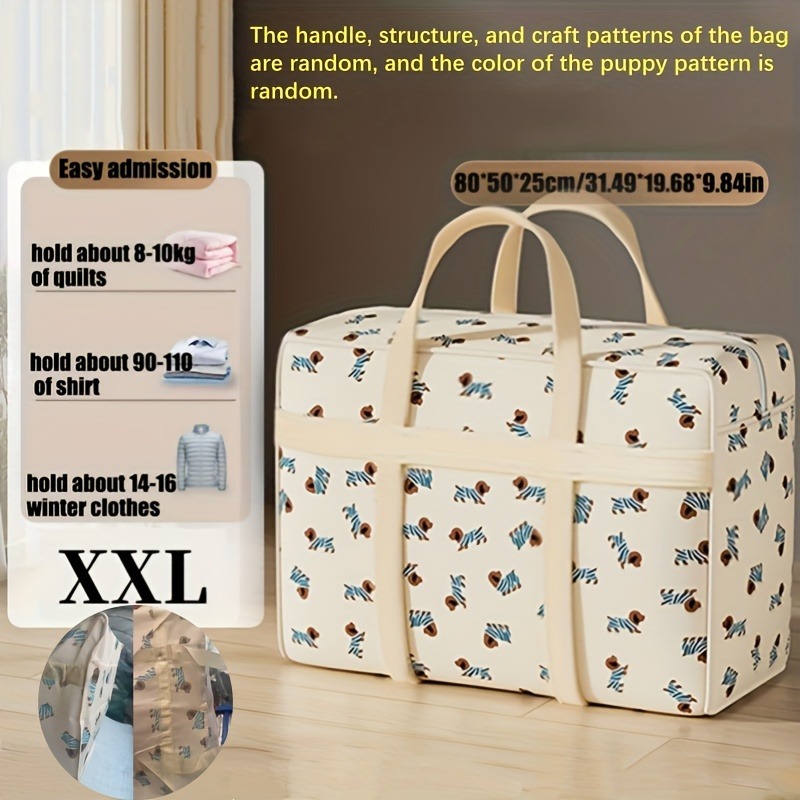 귀여운 강아지 무늬가 있는 접이식 여행용 수납 가방 1 - Travel Accessories Gadget 리뷰 및 가격