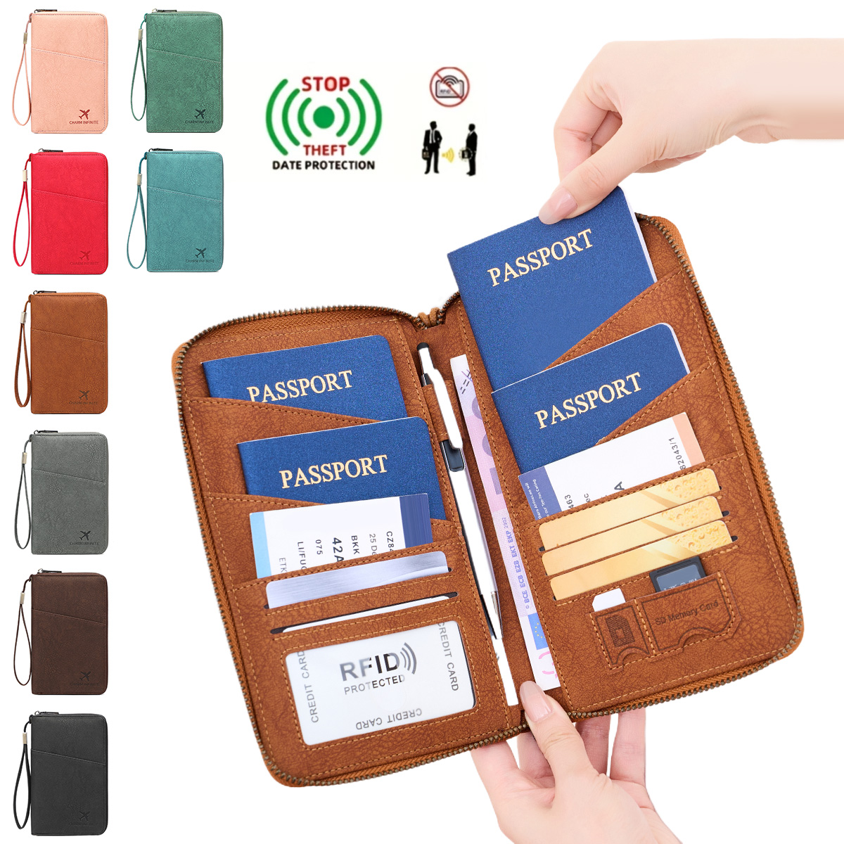 ·NewRFID도난방지 카드 스와이핑 여행용 여권홀더  - Travel Accessories Plane 리뷰 및 가격