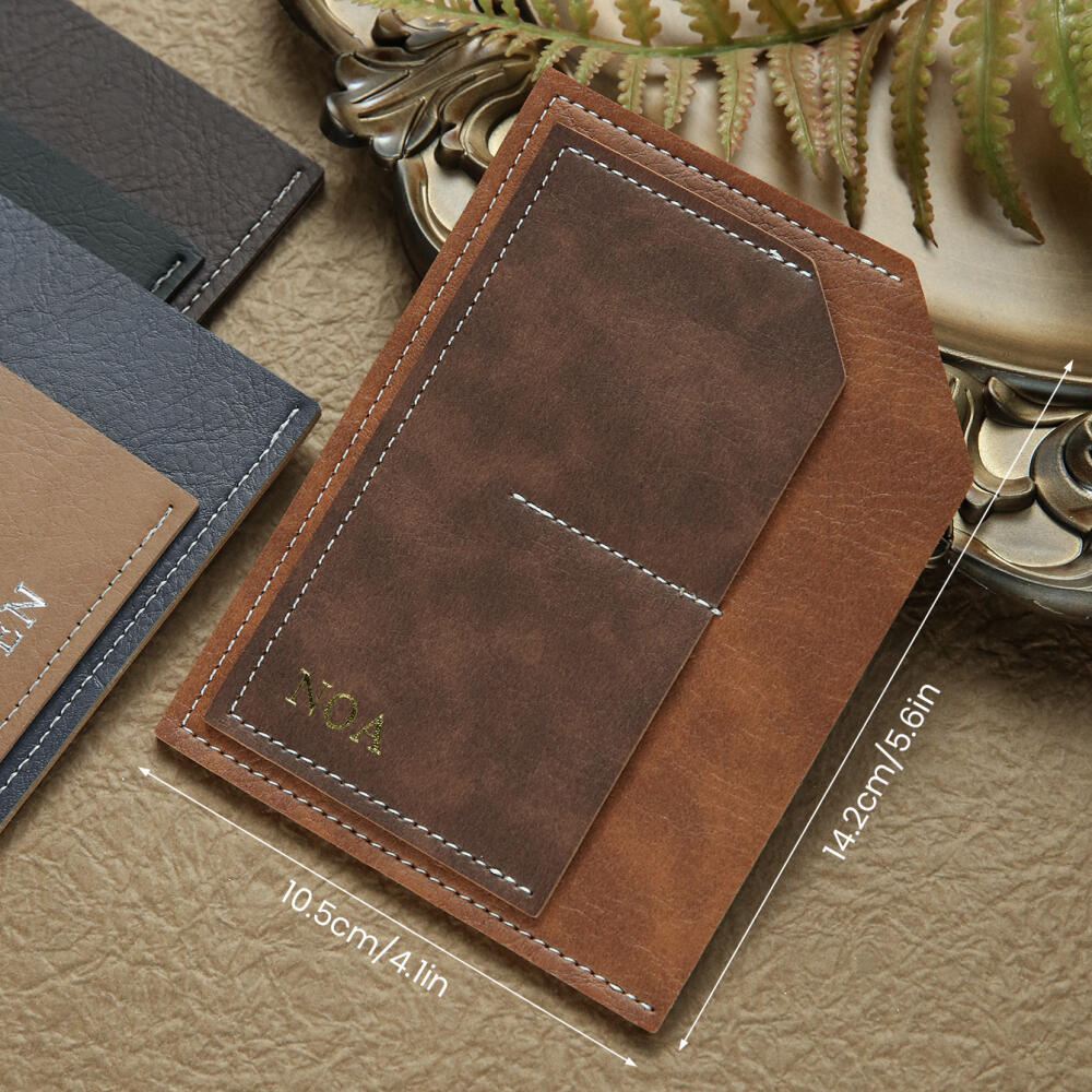 맞춤형 엠보싱 이름 빈티지 PU 가죽 여권 커버, 개인 - Travel Accessories Hong Kong 리뷰 및 가격