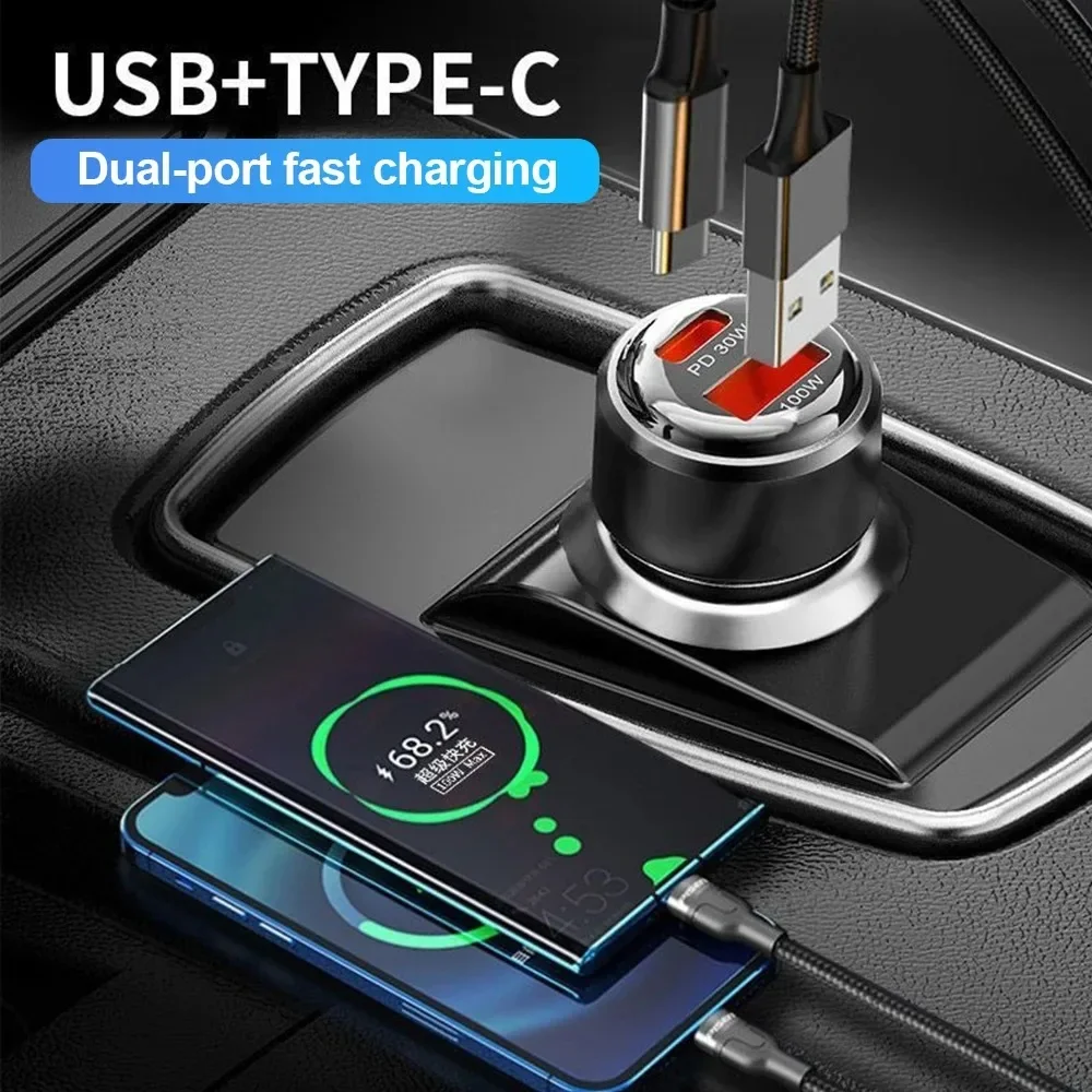 총 130W USB 차량용 충전기 어댑터 고속 충전 타 - Travel Plug Type C 리뷰 및 가격