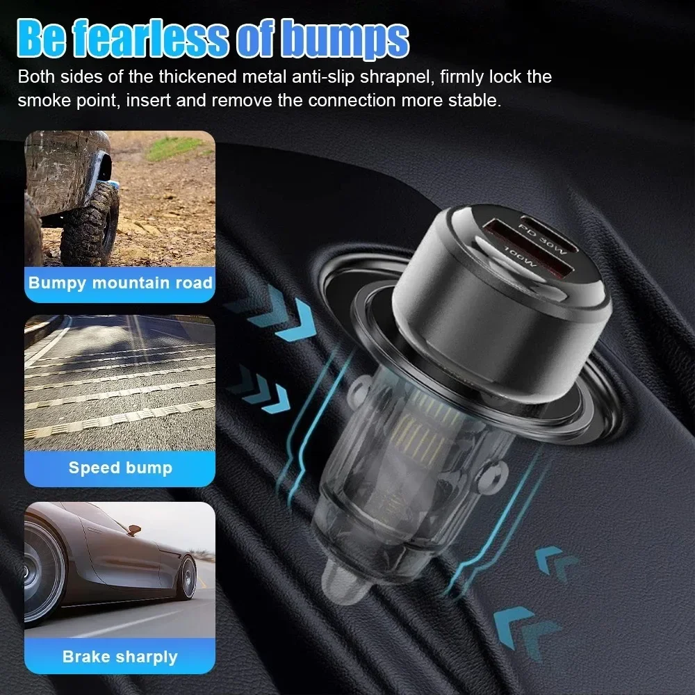 총 130W USB 차량용 충전기 어댑터 고속 충전 타 - Travel Plug Type C 리뷰 및 가격