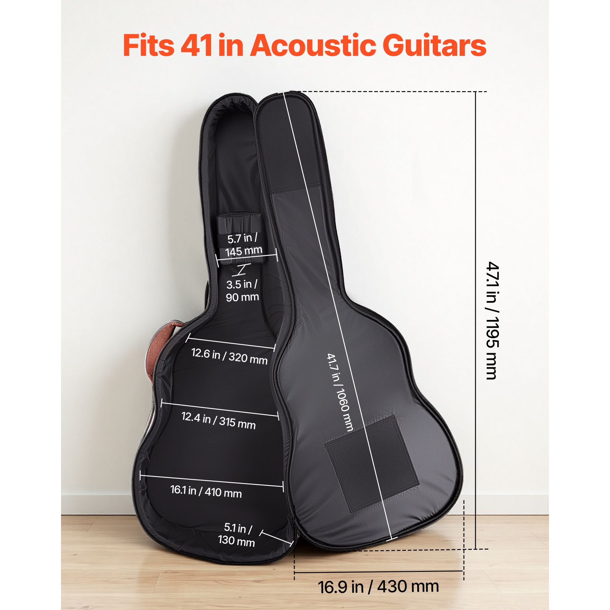 어쿠스틱 기타 하드 케이스, 47.1인치, 하드쉘 보호 - Travel Accessories Gadget 리뷰 및 가격